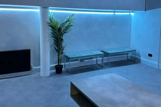 The waiting area
